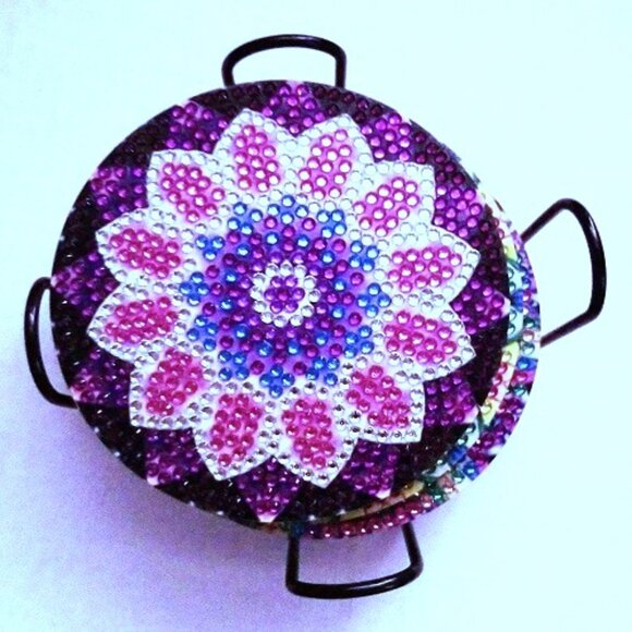 Rhinestone Mandala Coasters - Picture 4 of 5